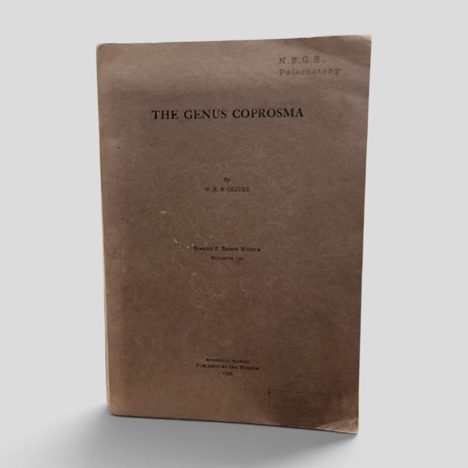 The Genus Coprosma by W. R. B. Oliver, Bernice P. Bishop Museum Bulletin 132, 1935