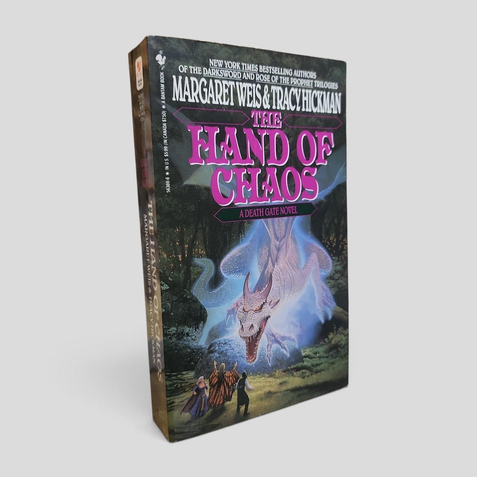 The Hand of Chaos by Margaret Weis and Tracy Hickman paperback cover