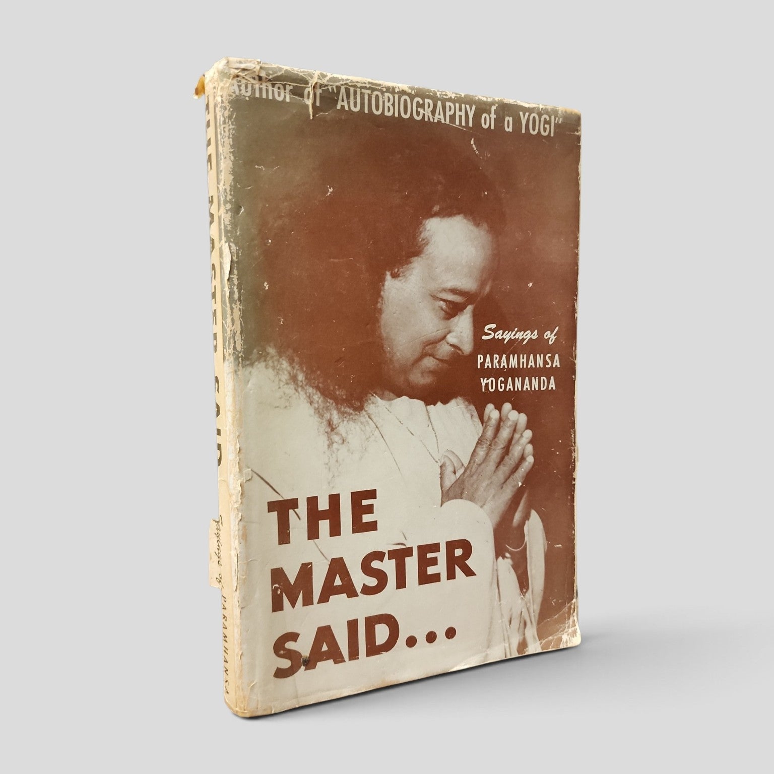 The Master Said by Paramhansa Yogananda, 1953 second printing, front cover and dust jacket