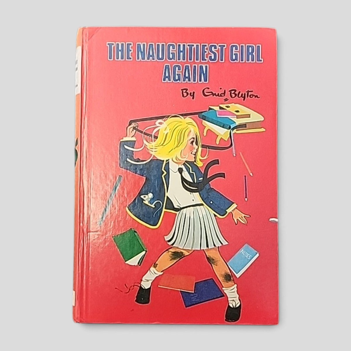 The Naughtiest Girl Again by Enid Blyton 1972 Dean &amp; Son hardback cover