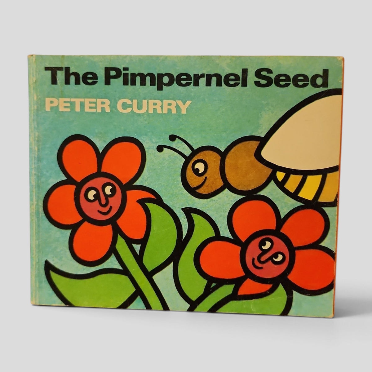 The Pimpernel Seed by Peter Curry vintage mini children's book cover
