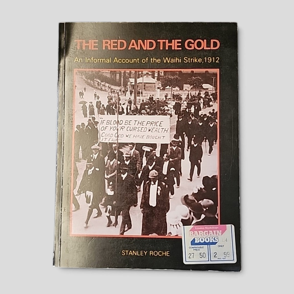 The Red and the Gold by Stanley Roche, 1982 first edition paperback cover