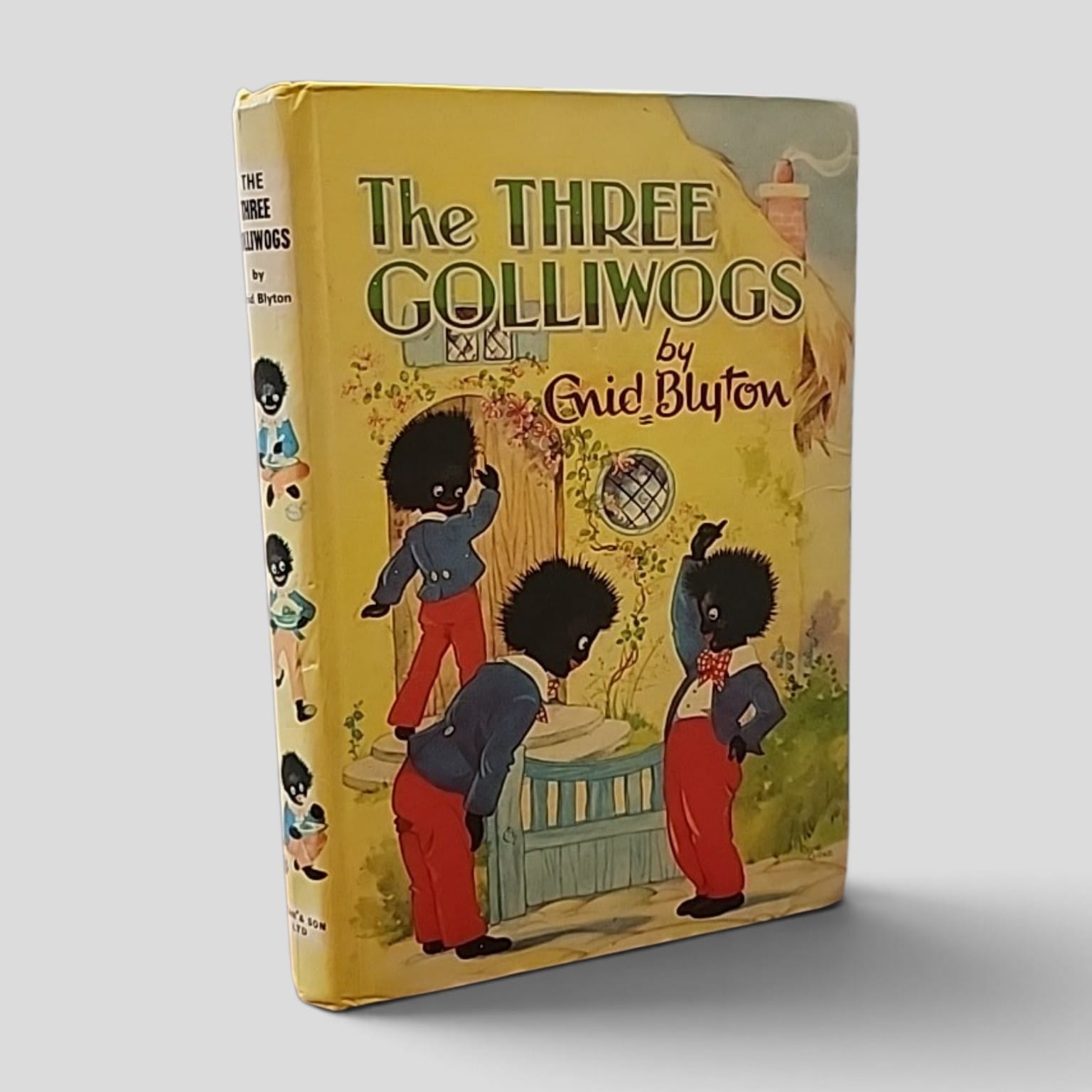The Three Golliwogs by Enid Blyton 1969 hardcover with pictorial dust jacket