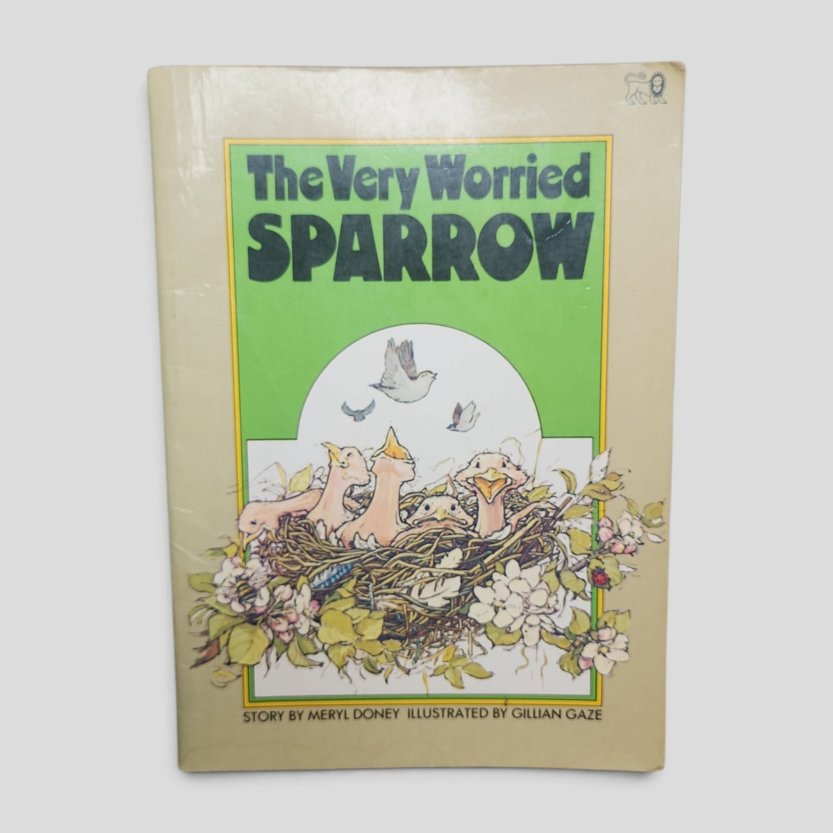 The Very Worried Sparrow by Meryl Doney vintage paperback cover