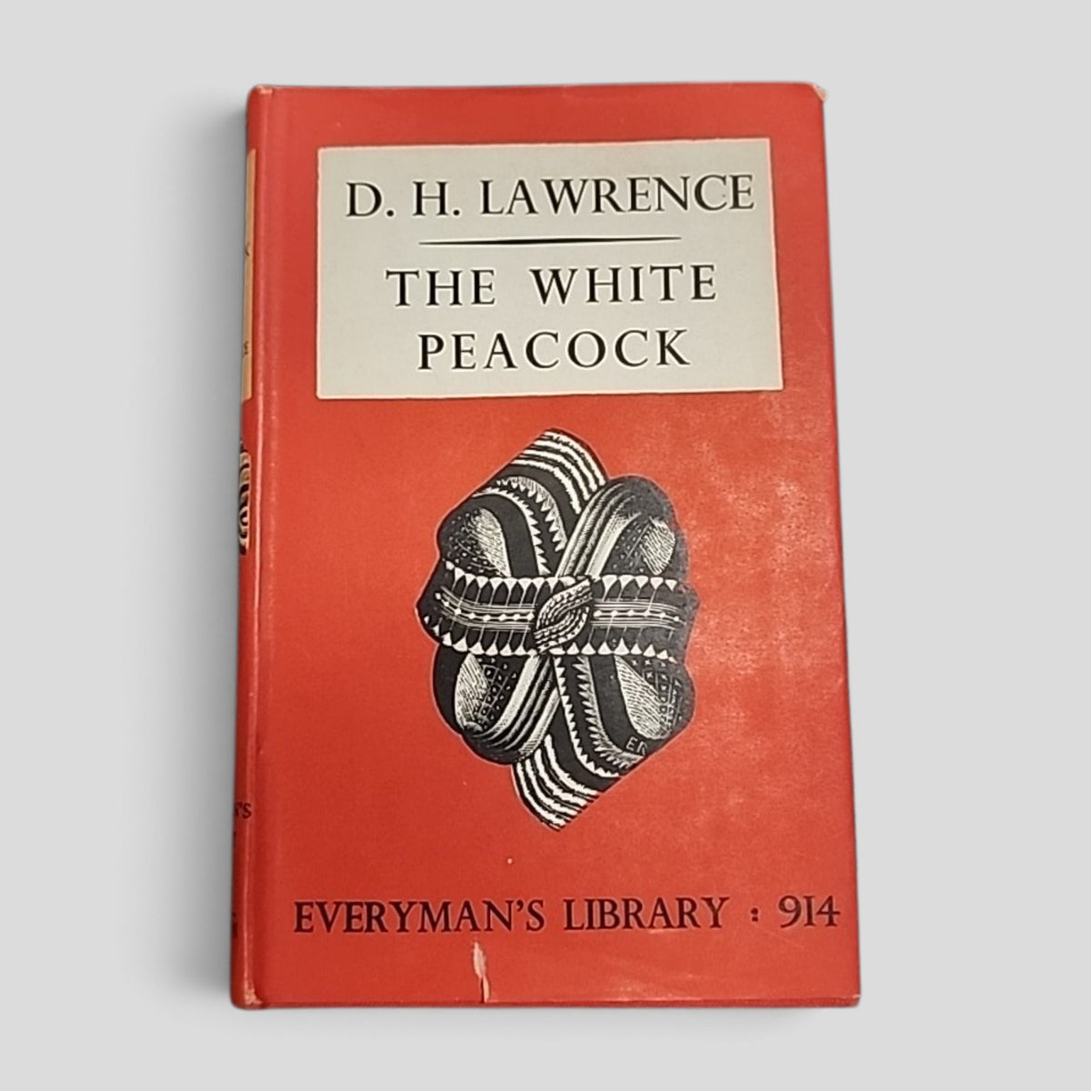 The White Peacock by D. H. Lawrence, Everyman's Library No. 914, red dust jacket