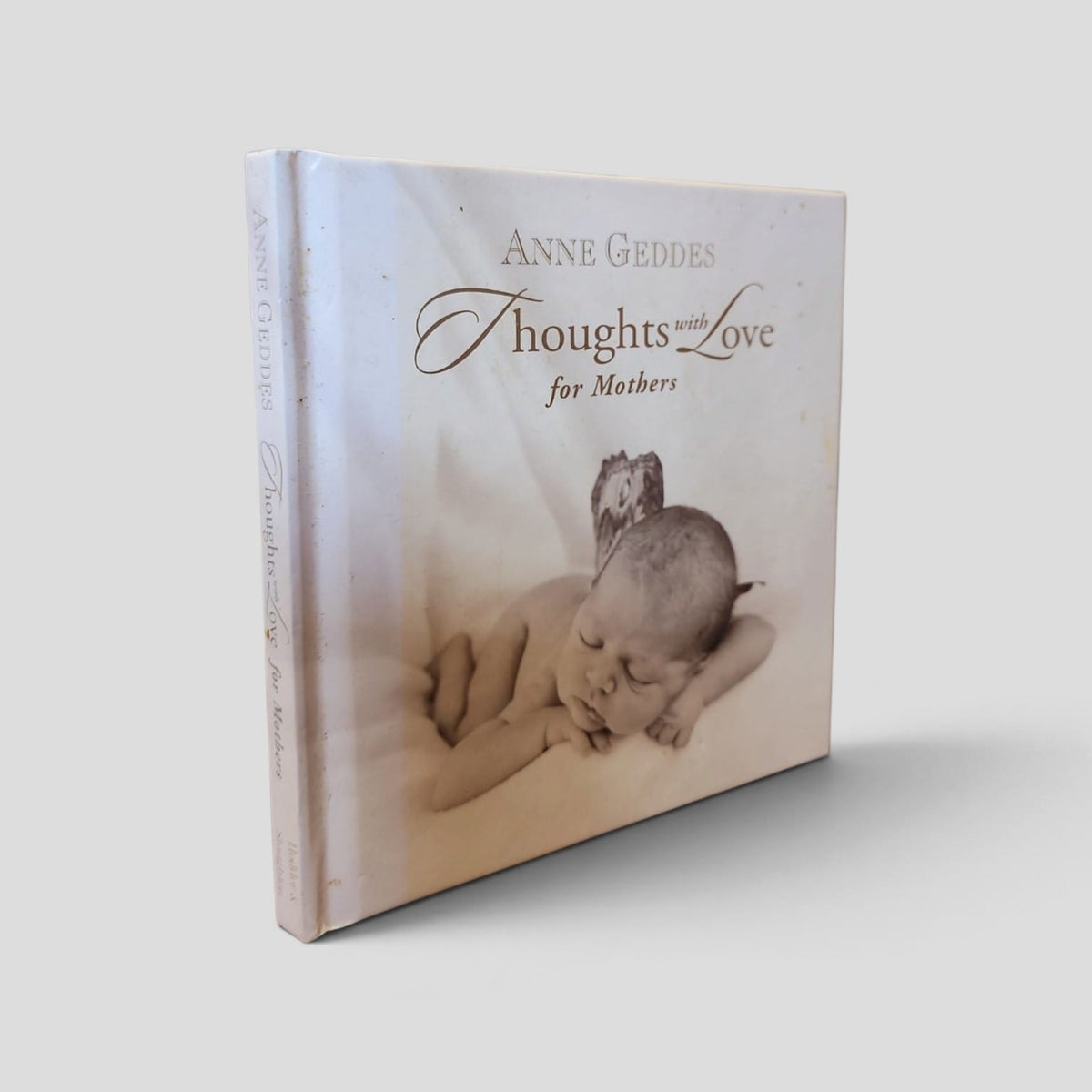 Thoughts with Love for Mothers by Anne Geddes — front cover with sleeping baby