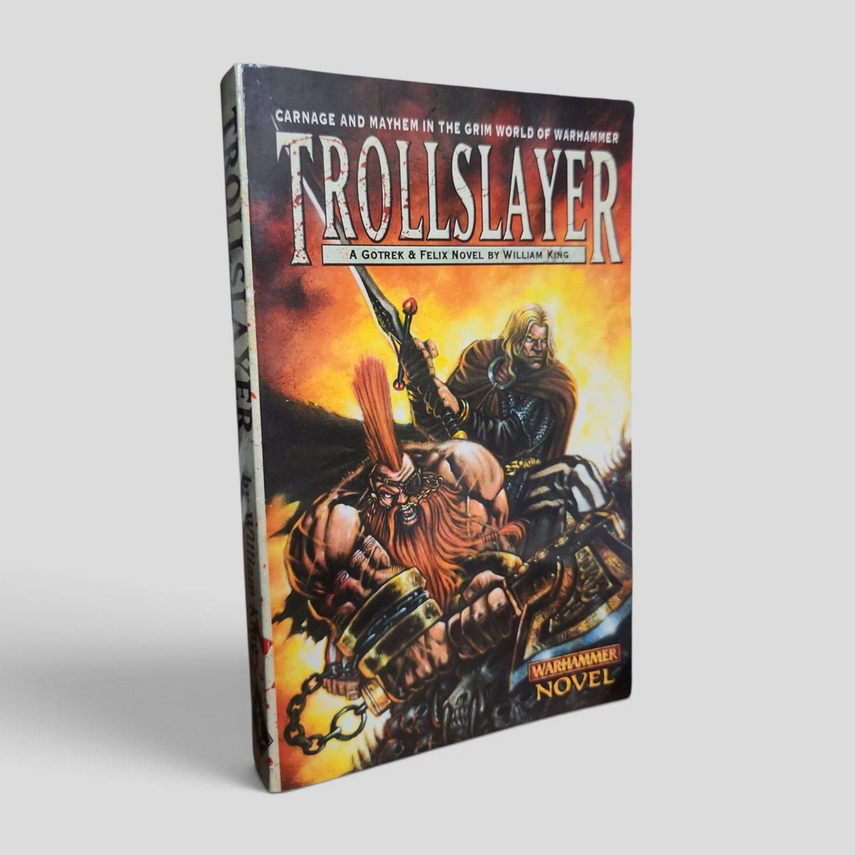 Trollslayer by William King paperback front cover