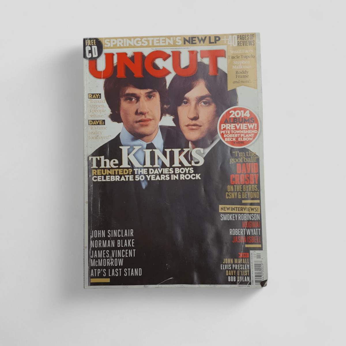 Uncut Magazine 2014 – The Kinks Reunion Cover - Books Worth Keeping