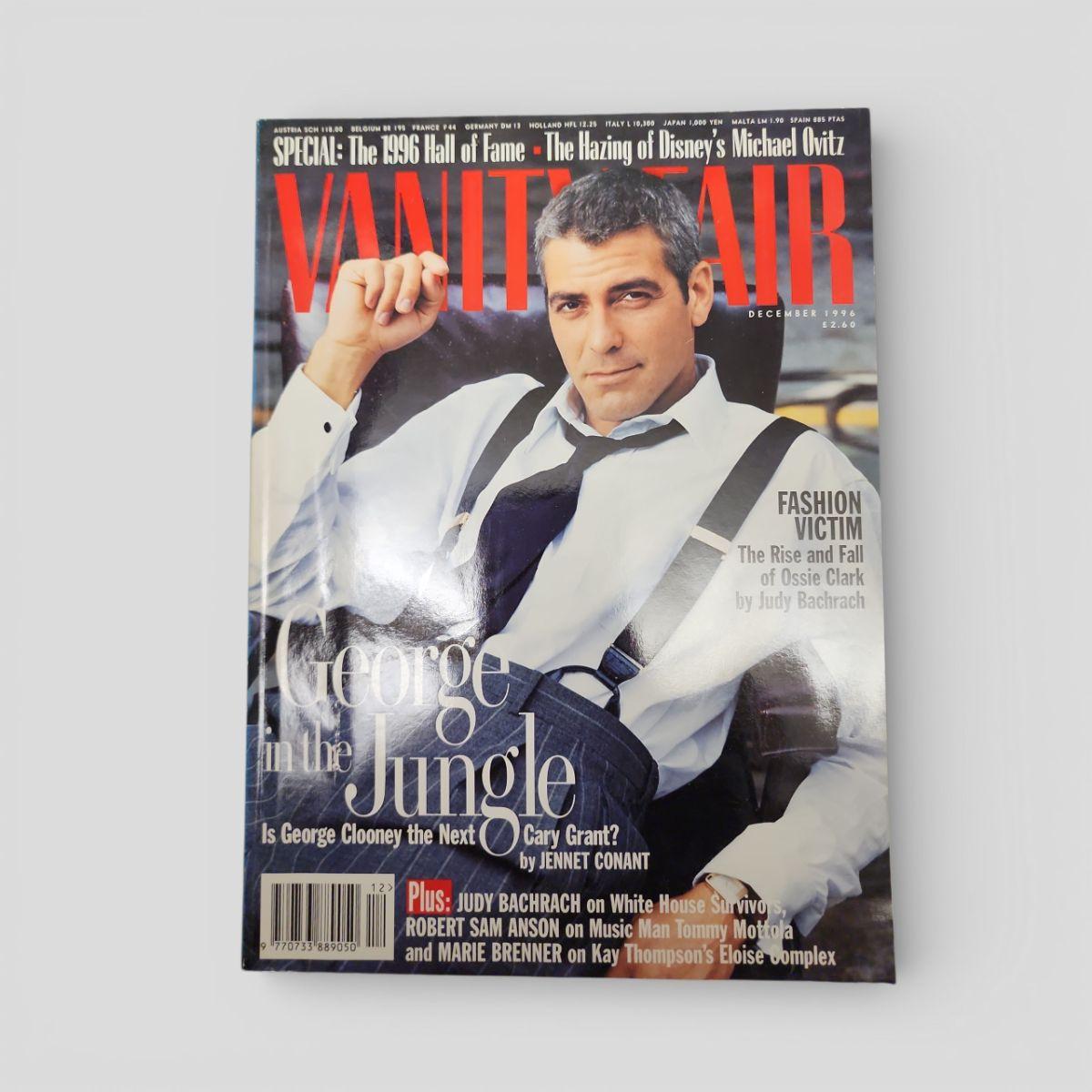 Vanity Fair Magazine Dec 1996 George Clooney - Books Worth Keeping