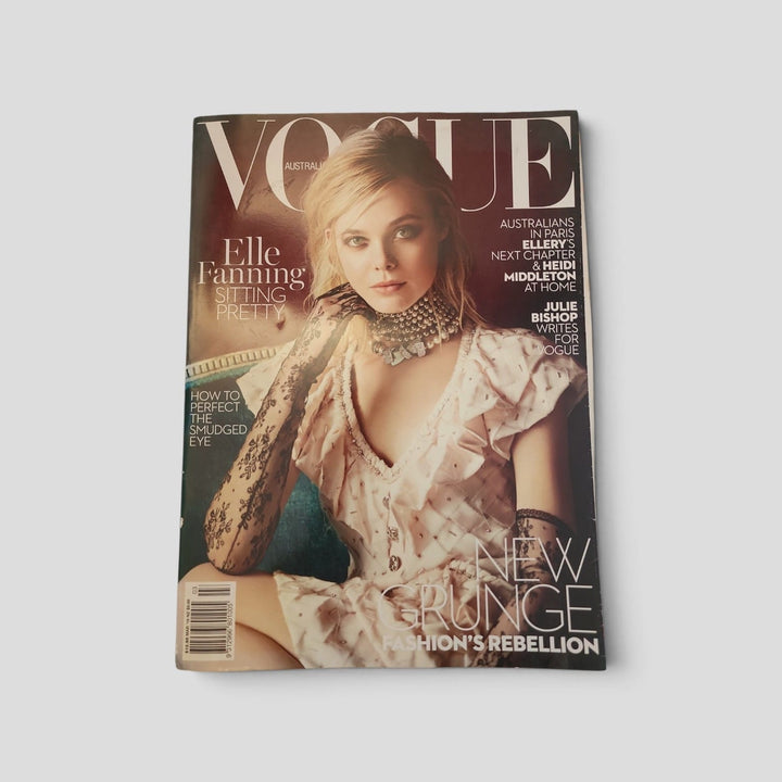 Vogue Australia Magazine — March 2016: Elle Fanning — front cover