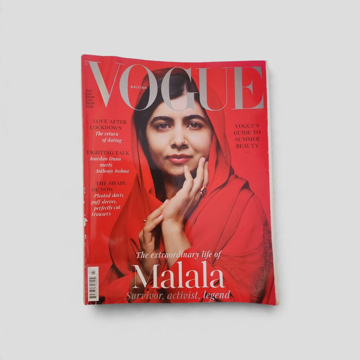 British Vogue Magazine — July 2021: Malala Yousafzai — front cover