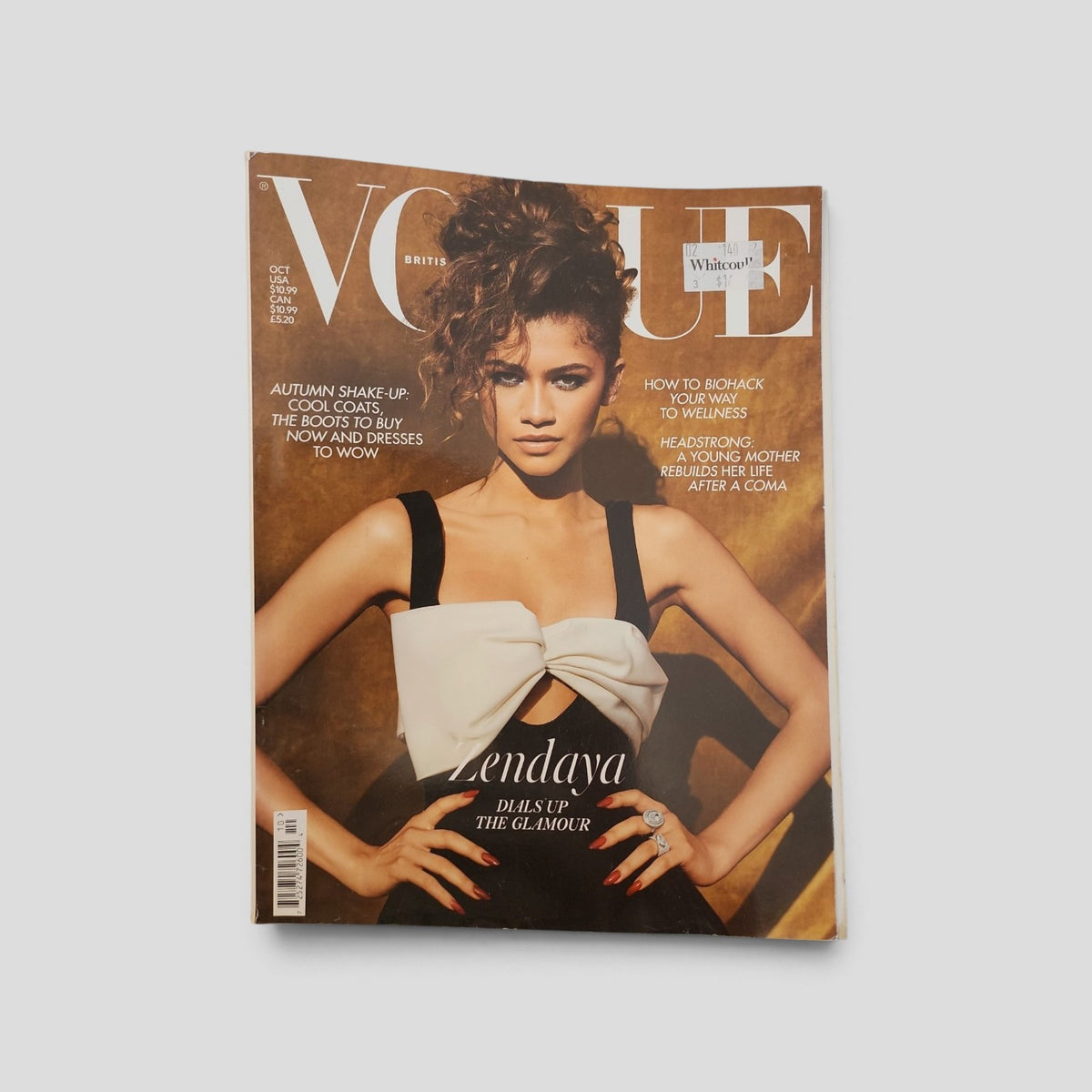 British Vogue Magazine — October 2021: Zendaya — front cover