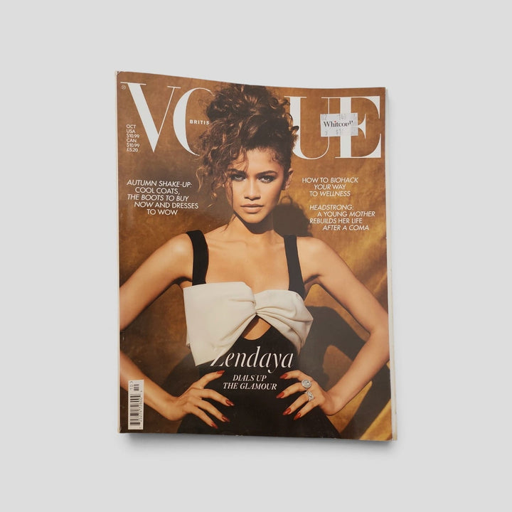 British Vogue Magazine — October 2021: Zendaya — front cover