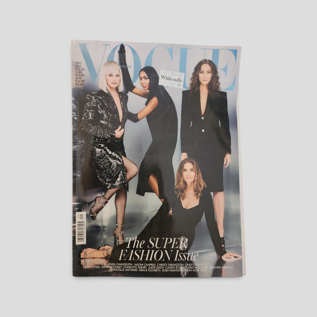 British Vogue Magazine — September 2023: The Supermodels — front cover