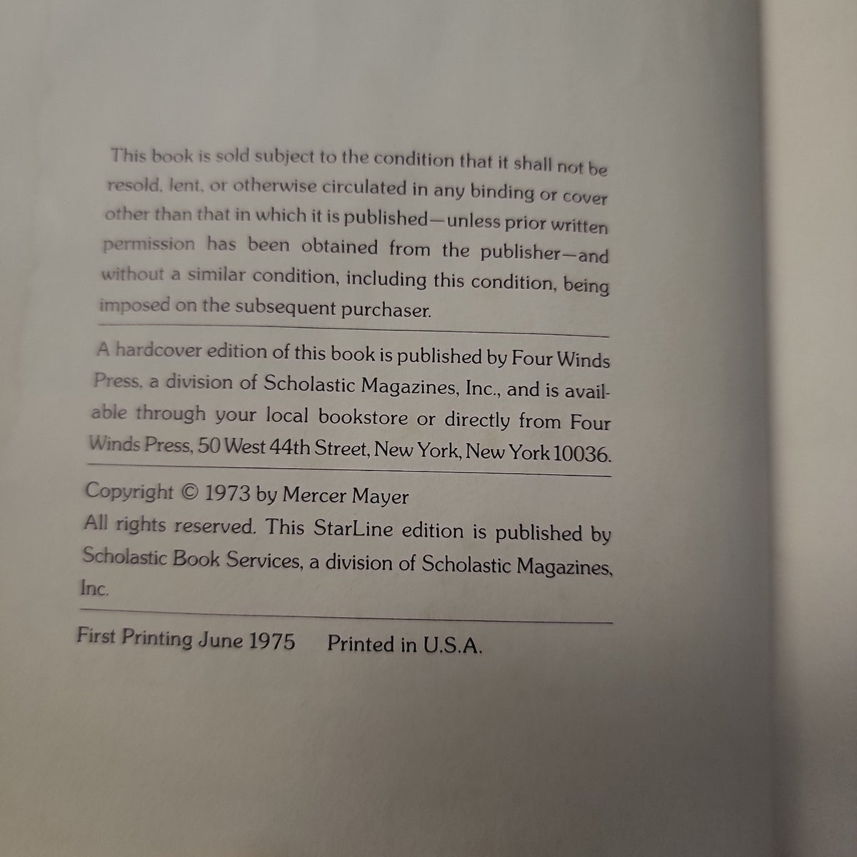 What Do You Do with a Kangaroo? copyright and edition page