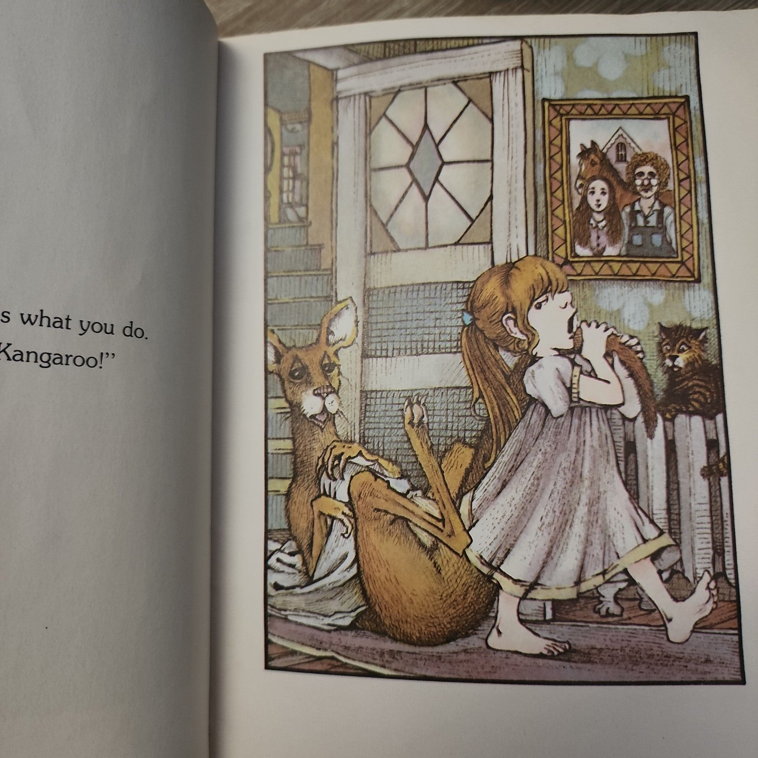 What Do You Do with a Kangaroo? interior illustration